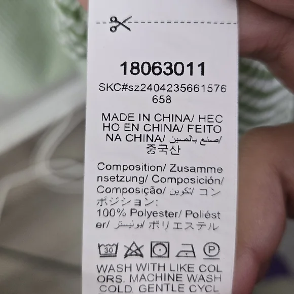 Emery Rose Green Plaid Dress Plus Size 1XL - Picture 7 of 8